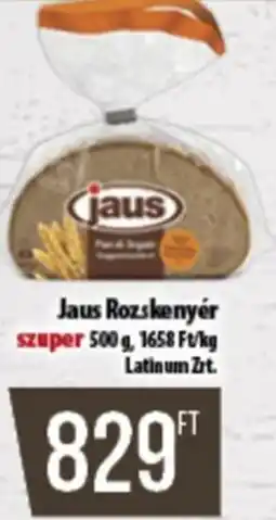 Coop Jaus Rozskenyér ajánlat
