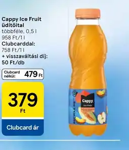 Tesco Cappy Ice Fruit üdítőital ajánlat