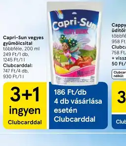 Tesco Capri-Sun vegyes gyümölcsital ajánlat