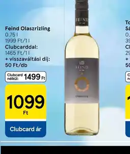 Tesco Feind Olaszrizling ajánlat