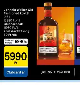 Tesco Johnnie Walker Old Fashioned koktél ajánlat