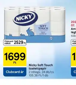 Tesco Nicky Soft Touch Toalettpapír ajánlat