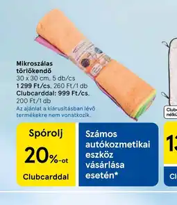 Tesco Mikroszálas törlőkendő ajánlat