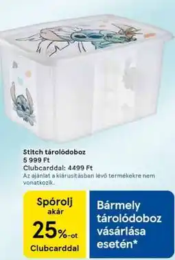 Tesco Stitch tárolódoboz ajánlat