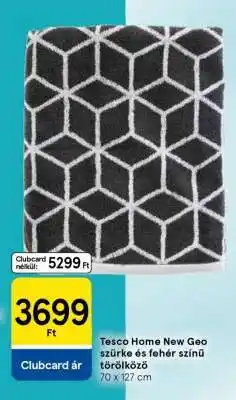 Tesco Tesco Home New Geo szürke és fehér színű törölköző ajánlat