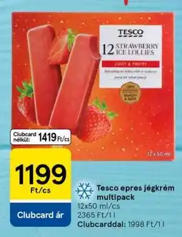 Tesco Tesco epres jégkrém multipack ajánlat