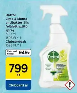 Dettol Lime & Menta antibakteriális felülettisztító spray