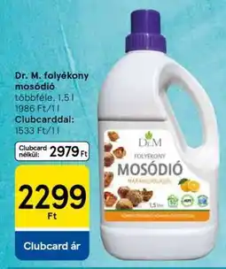 Tesco Dr. M. folyékony mosódió ajánlat