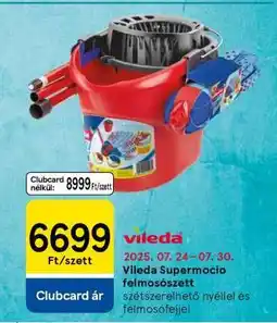Tesco Vileda Supermocio felmosószett ajánlat