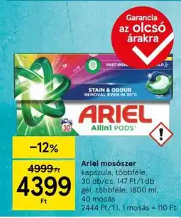 Tesco ARIEL Mosószer ajánlat