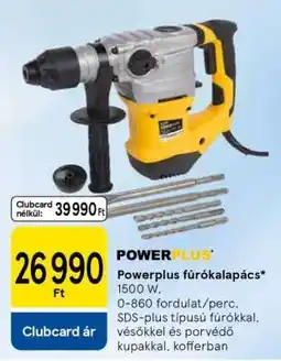 Tesco Powerplus fúrókalapács ajánlat