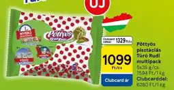 Tesco Pöttyös pisztáciás Túró Rudi multipack ajánlat