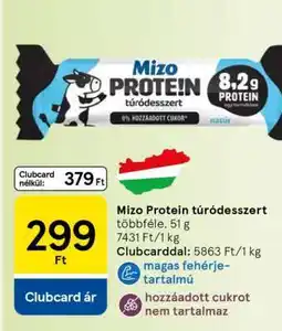 Tesco Mizo Protein Túródesszert ajánlat