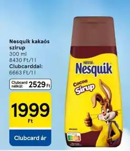 Tesco Nesquik kakaós szirup ajánlat