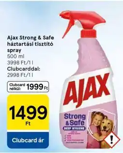 Tesco Ajax Strong & Safe háztartási tisztító spray ajánlat