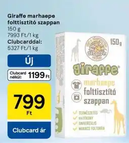 Giraffe marhaepe folttisztító szappan