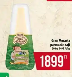 Coop Gran Moravia parmezán sajt ajánlat
