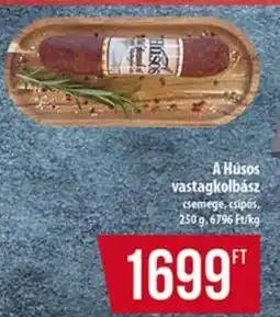 Coop A Húsos vastagkolbász ajánlat