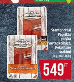 Coop Szentandrási Paprikás pulyka ajánlat