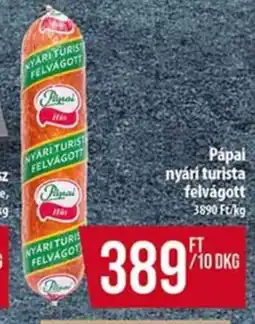 Coop Pápai nyári turista felvágott ajánlat