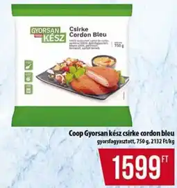 Coop Coop Gyorsan kész csirke cordon bleu ajánlat