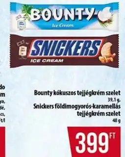 Coop Bounty kókuszos tejjégkrém szelet ajánlat