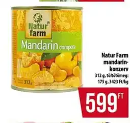Coop Natur Farm mandarin- konzerv ajánlat