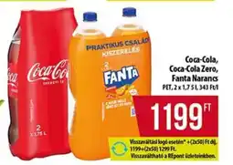Coop Coca-Cola Zero, Fanta Narancs ajánlat