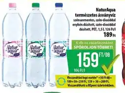 Coop NaturAqua természetes ásványvíz ajánlat