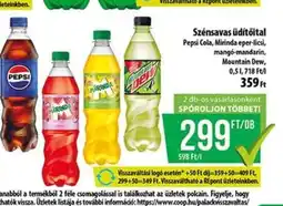 Coop Szénsavas üdítőital ajánlat