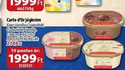 Coop Carte d'Or jégkrém ajánlat