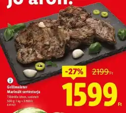 Lidl Grillmeister Marinált sertéstarja ajánlat