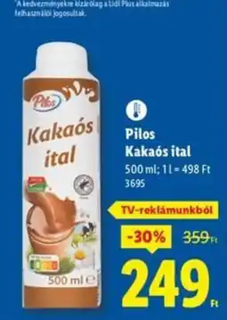 Lidl Pilos Kakaós ital ajánlat