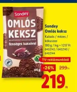Lidl Sondey Omlós keksz ajánlat