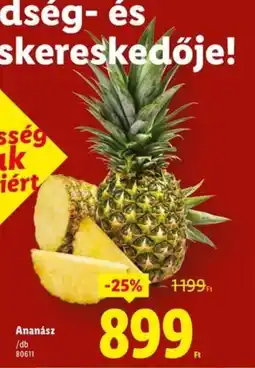 Lidl Ananász ajánlat