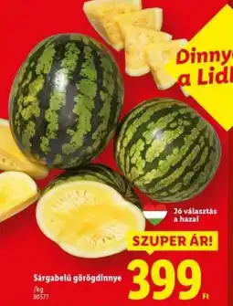 Lidl Sárgabelü görögdinnye ajánlat
