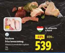Lidl Húsfarm Friss levescsomag ajánlat