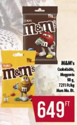 Coop M&M's Csokoládés, Mogyorós ajánlat