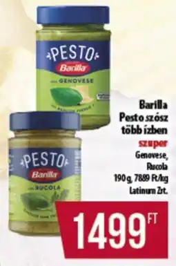 Barilla Pesto szósz több ízben
