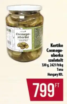 Kertike Csemege- uborka szeletelt