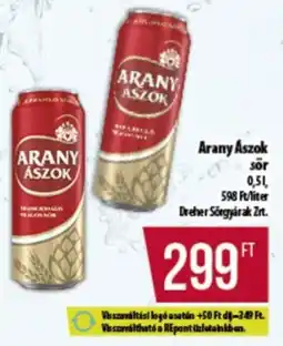 Coop Arany Aszok sor ajánlat