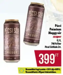 Coop Pecsi Premium Meggy sor ajánlat