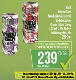 Coop Hell New Gen funkcionális ital több ízben ajánlat