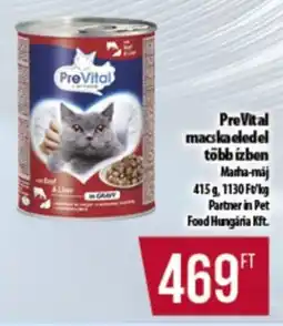 Coop PreVital macskaeledel több ízben ajánlat