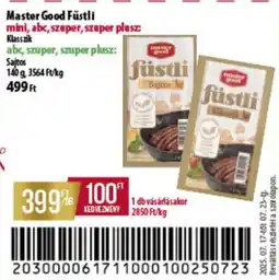 Coop Master Good Füstli ajánlat