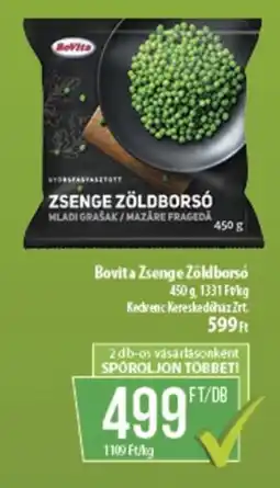 Coop Bovita Zsenge Zöldborsó ajánlat