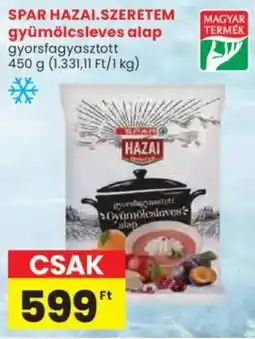 Spar SPAR HAZAI.SZERETEM MAGYAR gyümölcsleves alap ajánlat