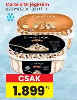 Spar Carte d'Or jégkrém ajánlat