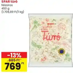 Spar SPAR túró ajánlat