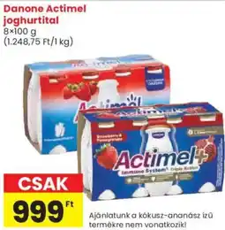 Spar Danone Actimel joghurtital ajánlat